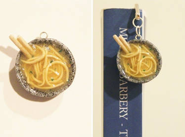 Polymer Clay Bowl of Soup Bookmark