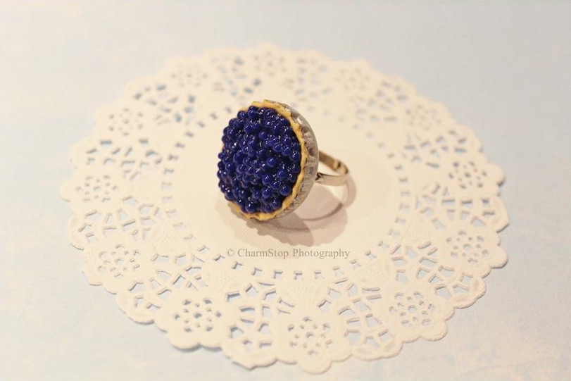 Miniature Blueberry Pie Ring