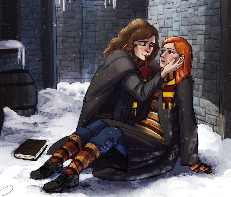 Commission Hermione And Ginny By Gone Batty On DeviantArt commission-hermione-and-ginny-by-gone-batty-on-deviantart