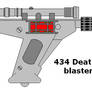 434 DeathHammer blaster pistol