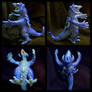 My Kaiju Kodalar sculpt completed 4 more views