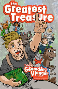 The Greatest Treasure- Geocaching Comic Book Cover