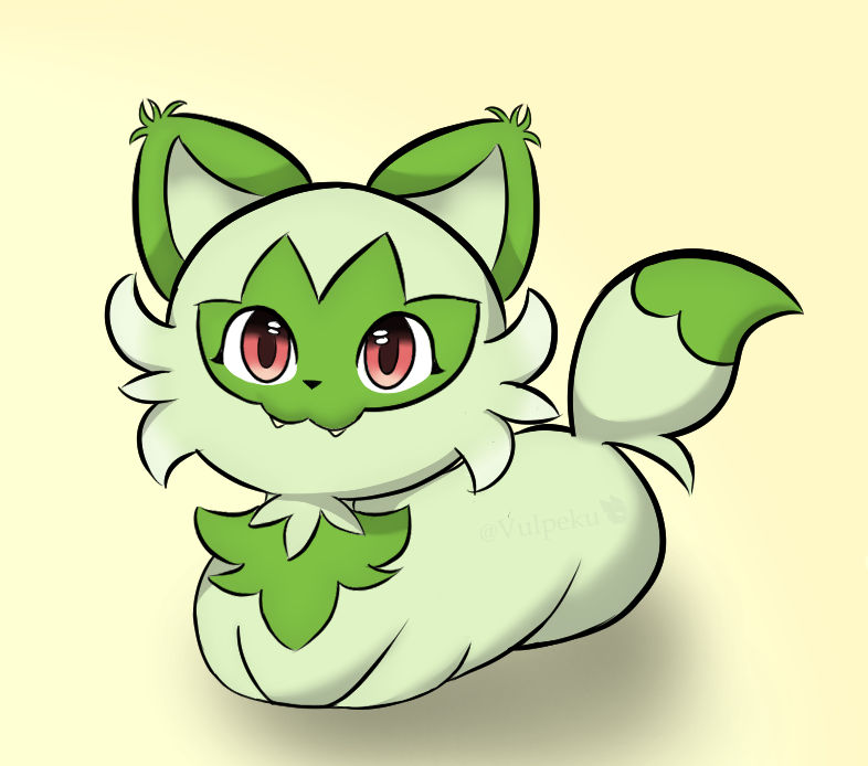Sprigatito / Happy Pokemon Day! by Vulpeku on DeviantArt