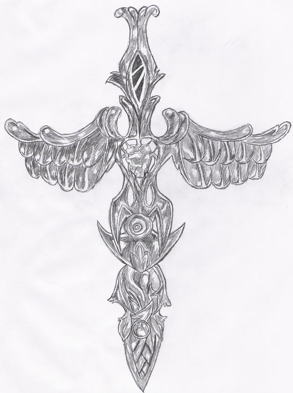 Tattoo Winged Sword by ReeaChan on DeviantArt
