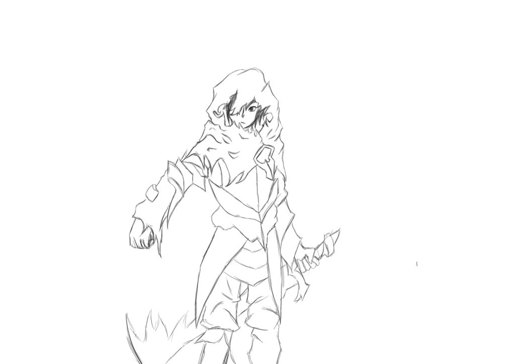 Spellblade Deviantart Spellblade Sketch 2 by Okuhaku on DeviantArt