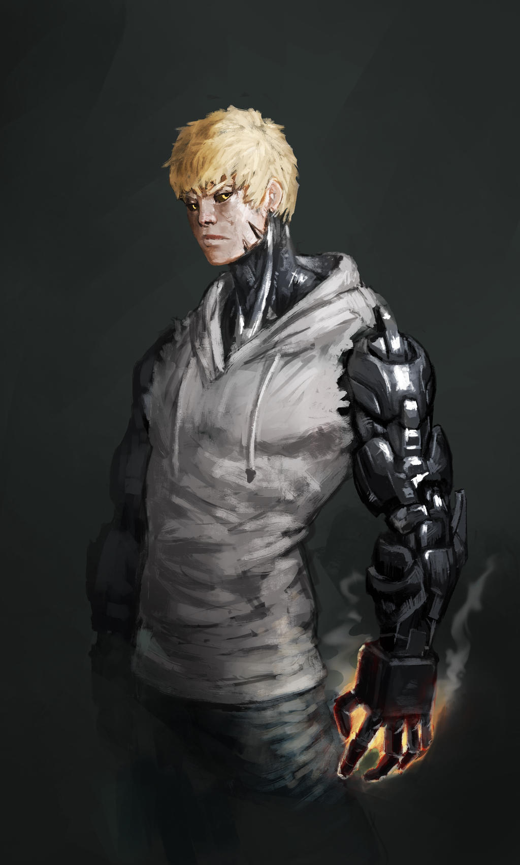 Genos Fanart by Okuhaku on DeviantArt