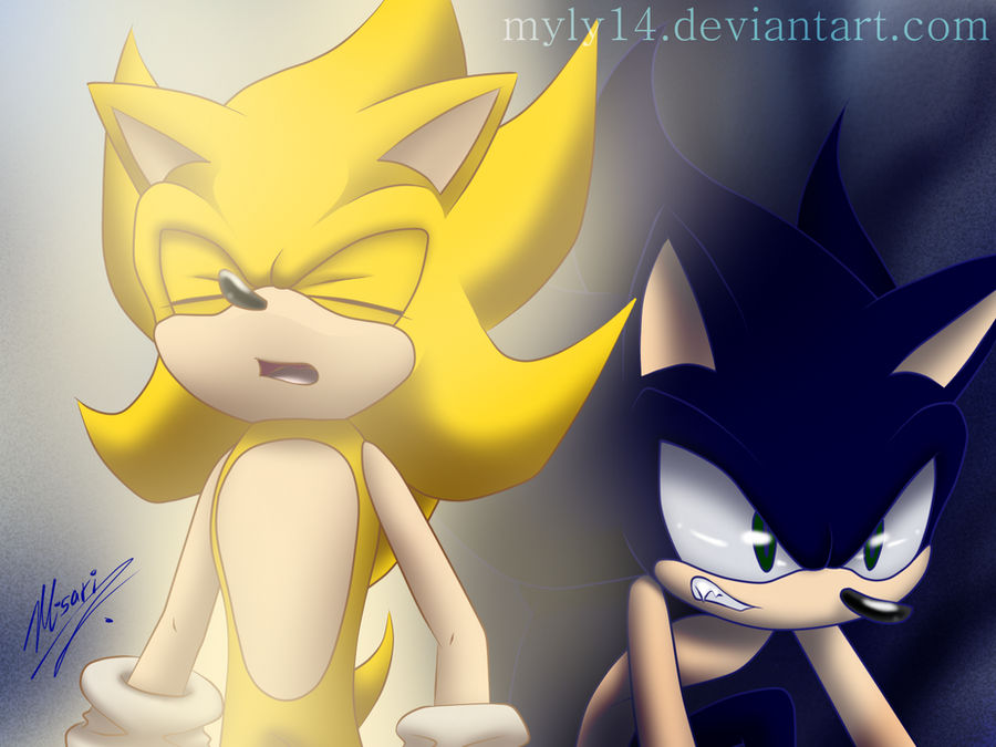 Dark Sonic (Fanart by Myly14) : r/SonicTheHedgehog