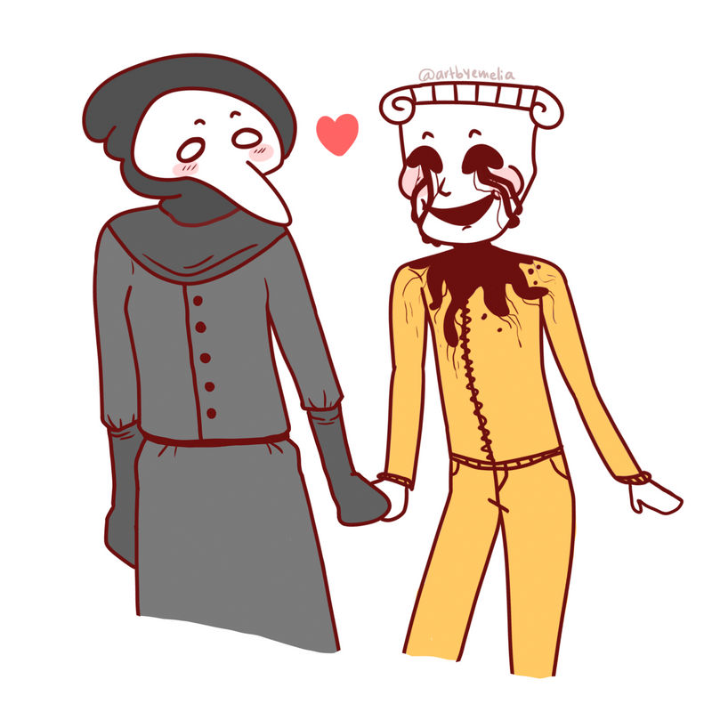 Scp 049 X Scp 035 By Artbyemelia On Deviantart Scp 049 X Scp 035 By Artbyemelia On Deviantart