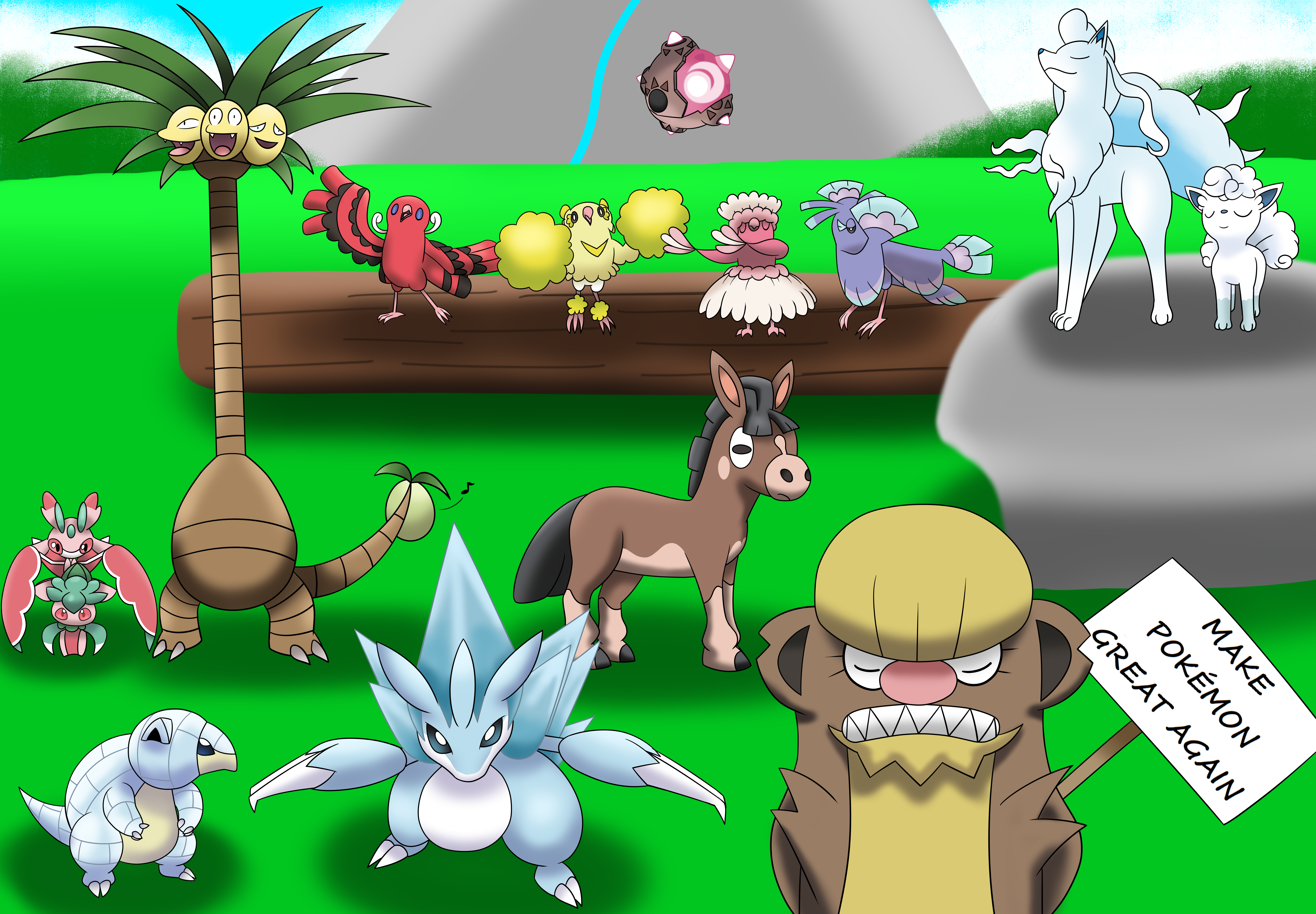 Play New forms Pokemon Alola for free without downloads