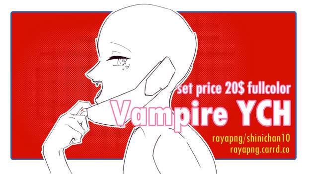 [OPEN 2/3] set price | Vampire YCH