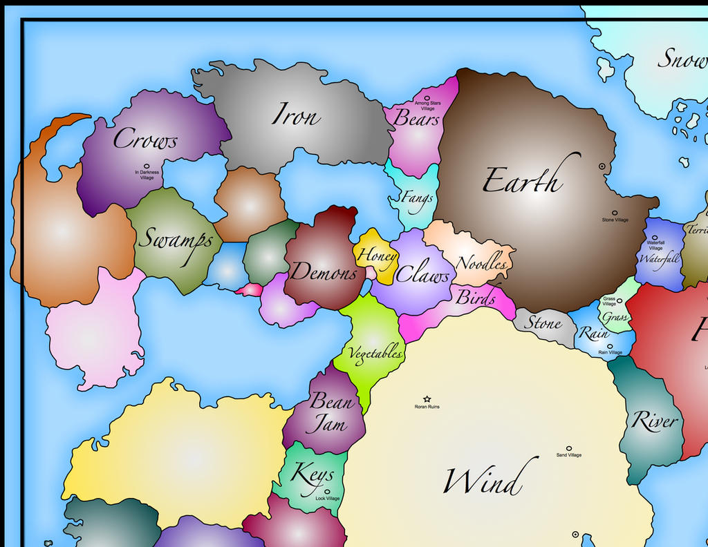 Shinobi World Map by Deidara465 on DeviantArt