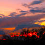Rain Clouds at Dusk
