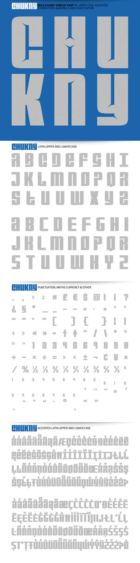Chukny Typeface by atobgraphics