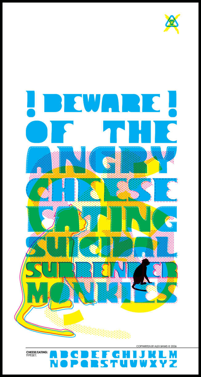 Cheese.Eating.Surrender.Monkie by atobgraphics on DeviantArt