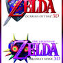 Zelda 'Hero of Time' 3DS ''Trilogy'' (Bordered)