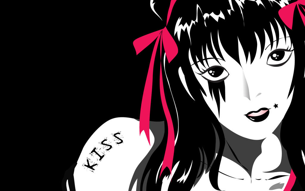 Gothic face Wallpaper1680-1050 by chon-chan