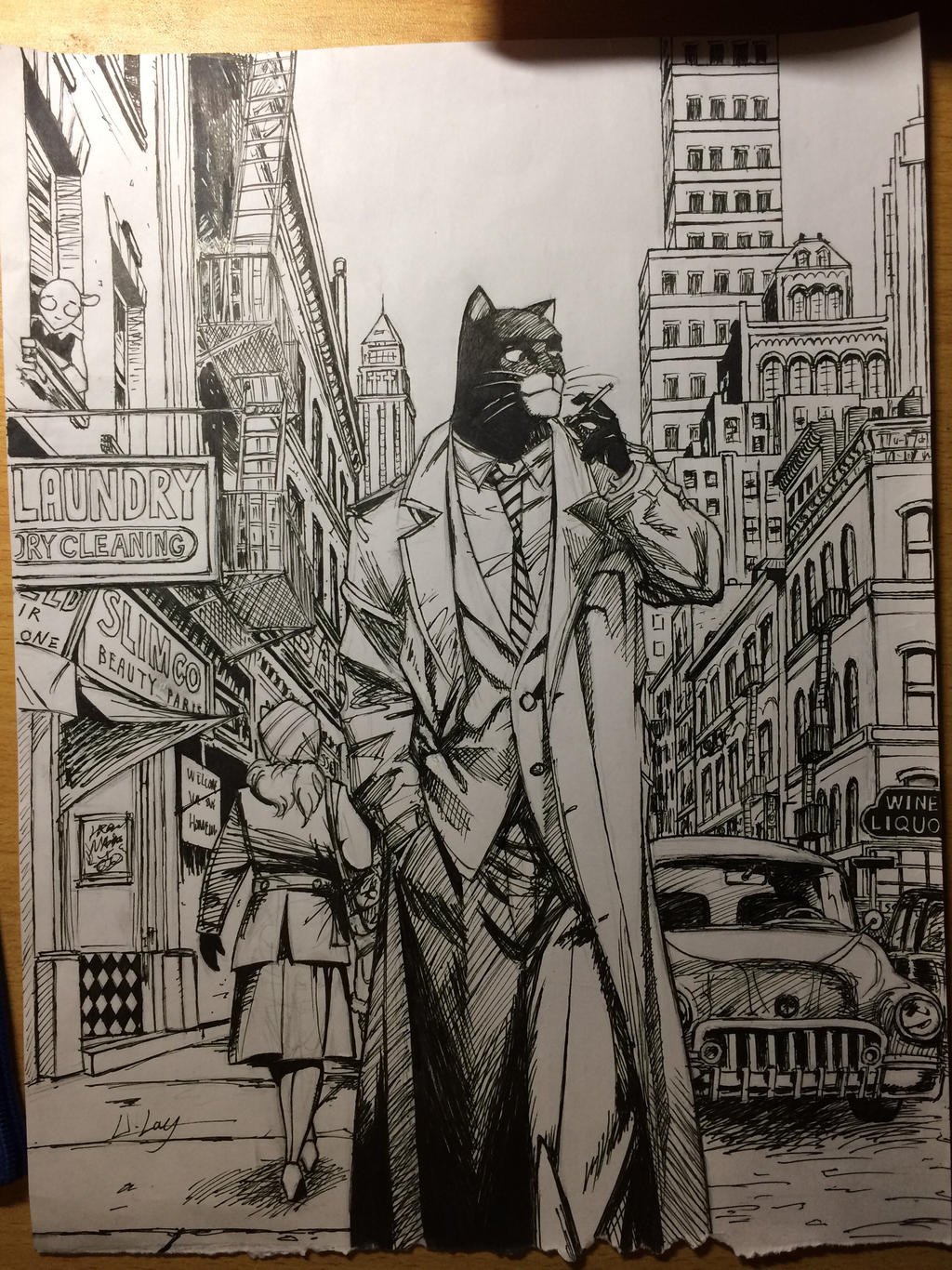 Blacksad redraw