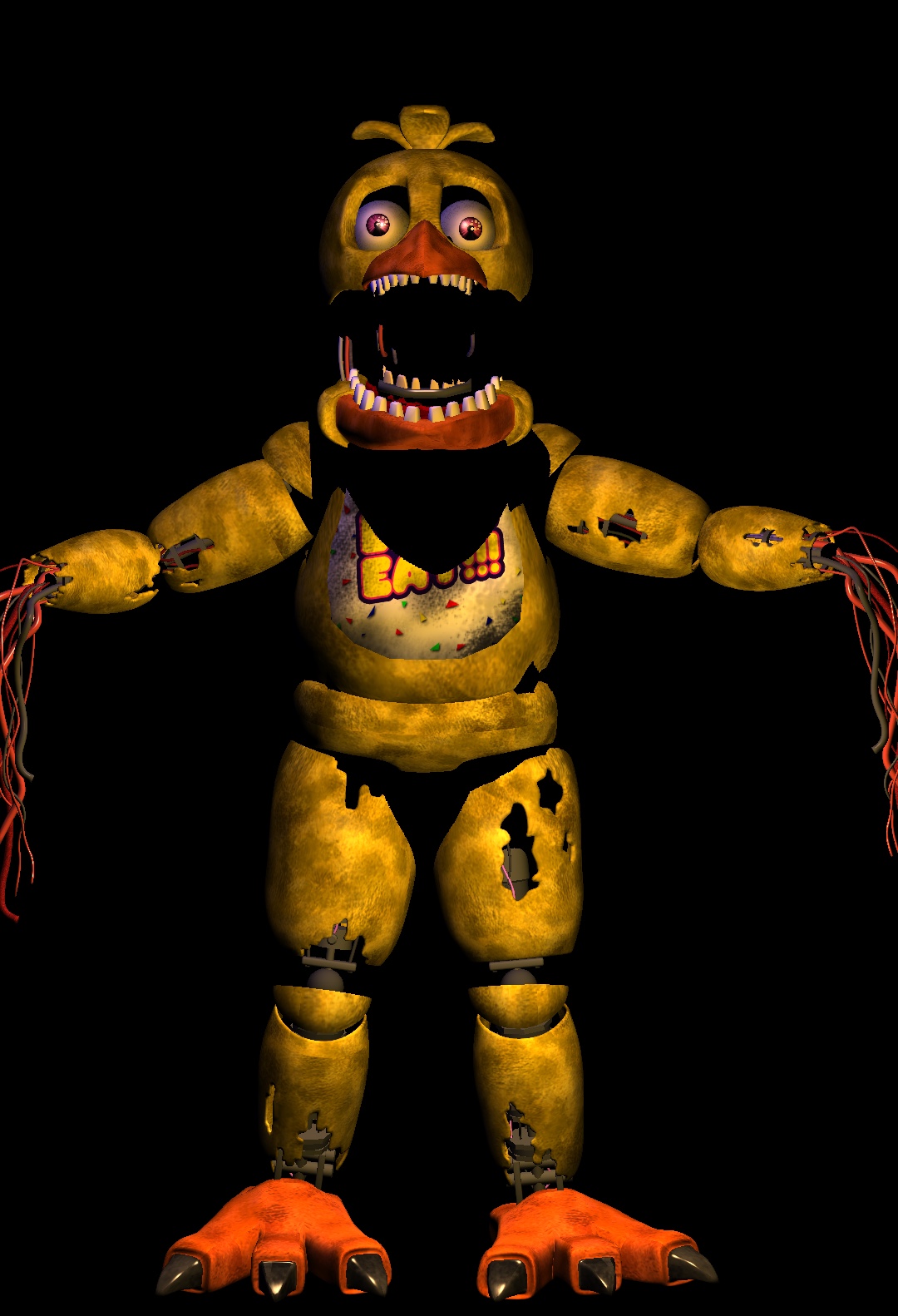 Withered Chica (Withereds 3) Poster for Sale by ItsameWario