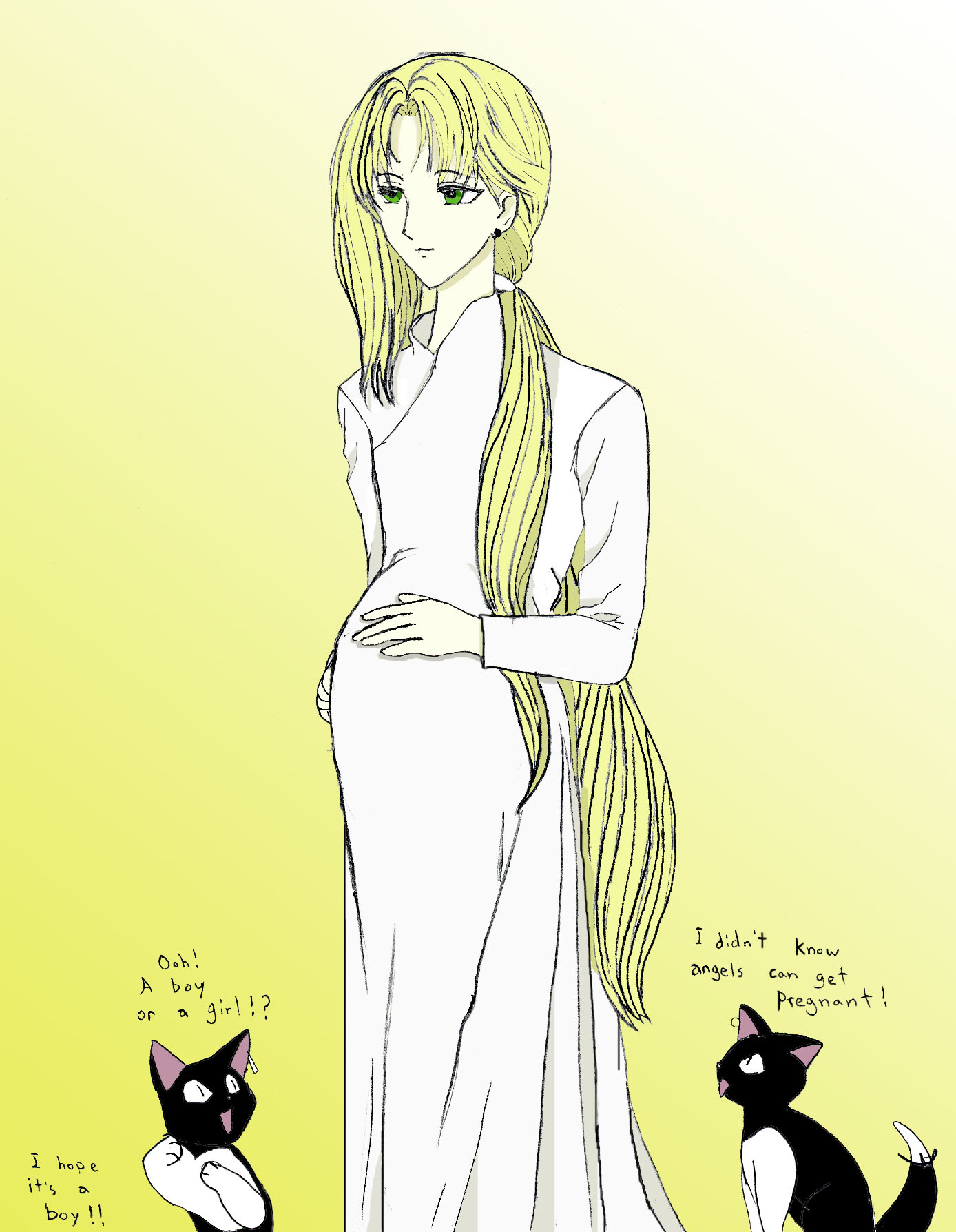 Rari, Pregnant Hisui, and Hari