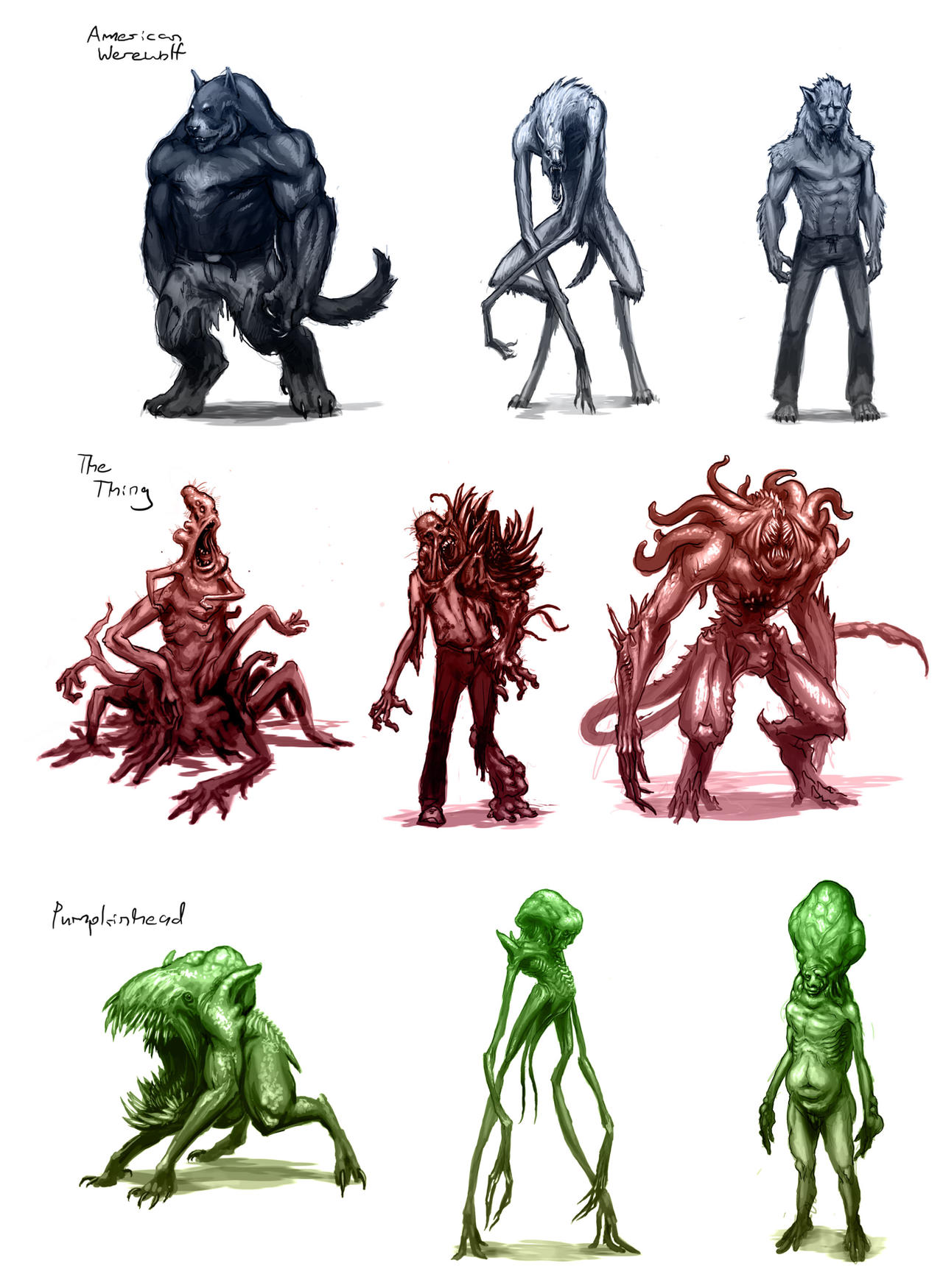 Creature design project 1 by mobius-9 on DeviantArt