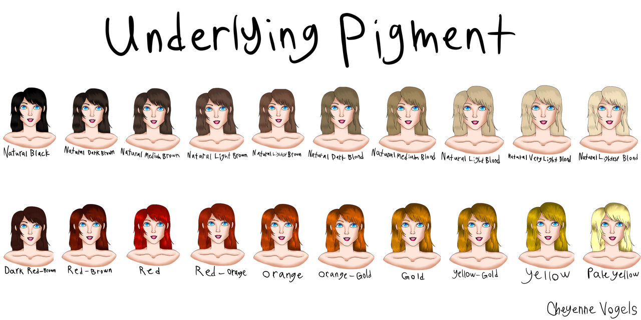 Underlying Pigment Chart by Xenomez on DeviantArt