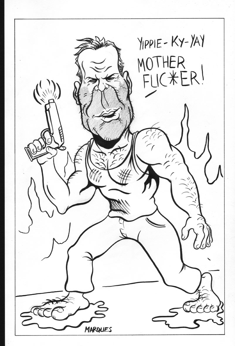 Die Hard Cartoon by anthonymarques on DeviantArt Die Hard Cartoon by anthonymarques on DeviantArt