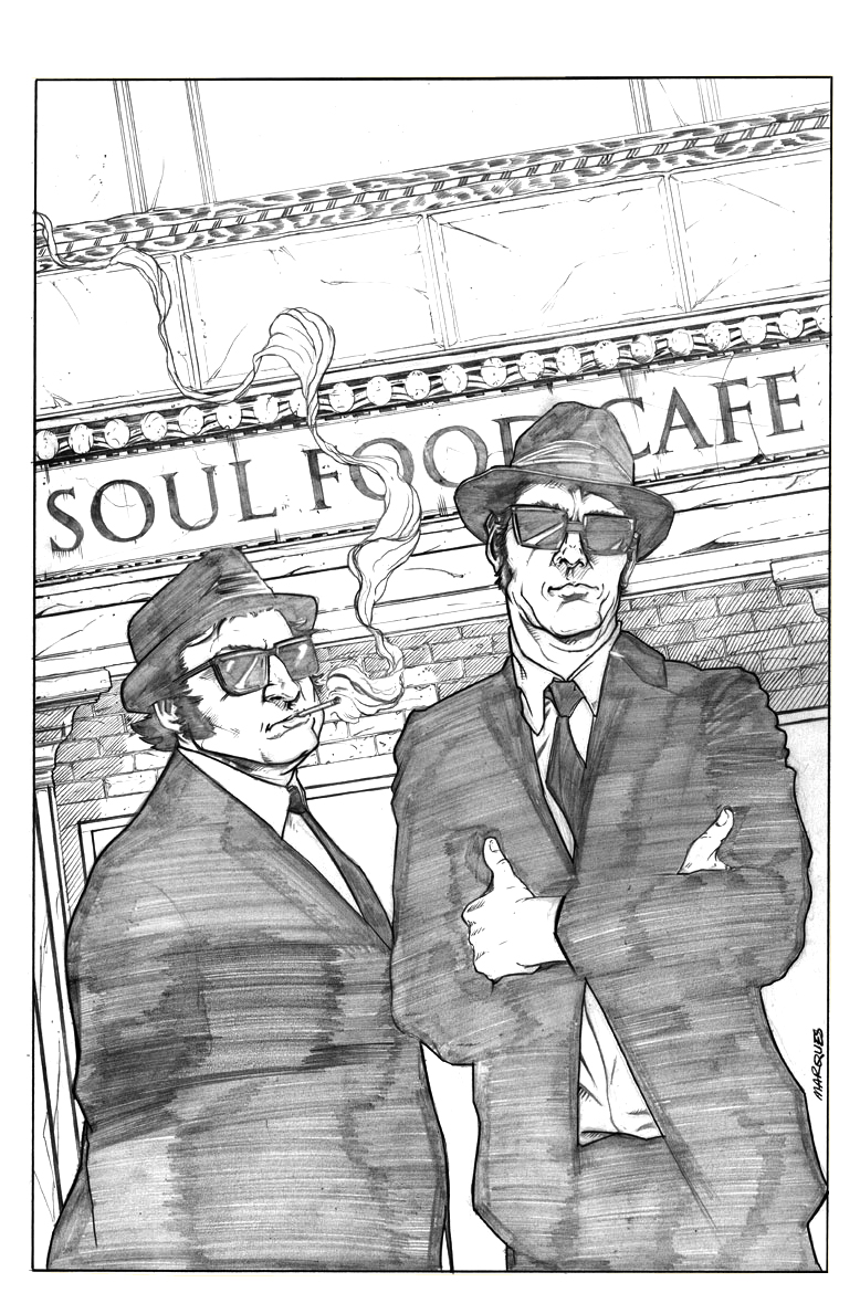 Blues Brothers Cover Pencil