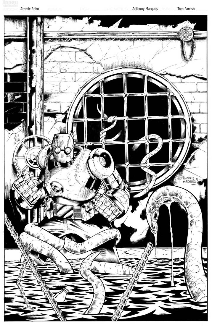 Atomic Robo Inked by anthonymarques
