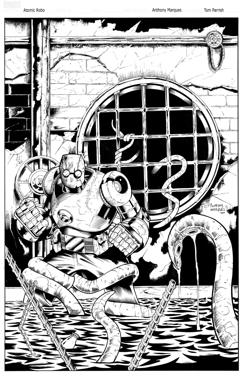 Atomic Robo Inked by anthonymarques
