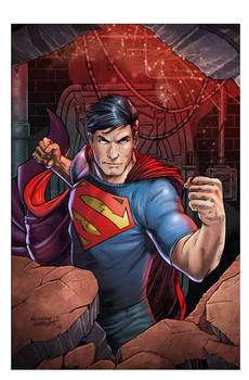 Action Superman Colored