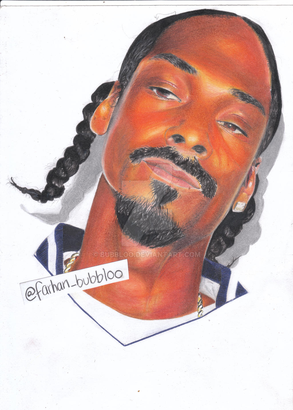 Snoop Dogg pencil drawing (scanned) by Bubbloo on DeviantArt