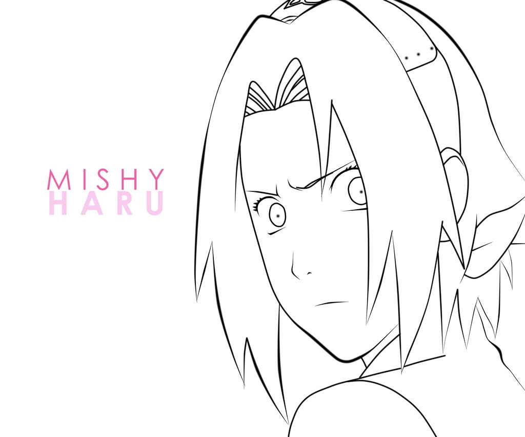 Sakura Haruno (LINEART)