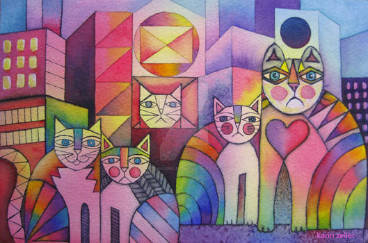 Rainbow City Cats