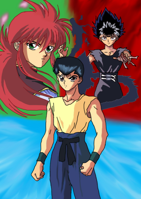 Yu Yu Hakusho - Kurama and Hiei by h-kaix on @DeviantArt