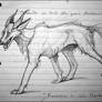 Study Notes Sketches: Dragon Canine Creature