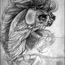 Concept Sketch: Crazy Horror Unicorn Character