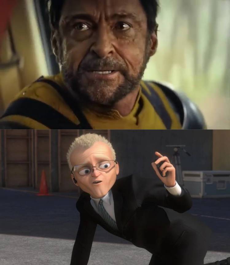 Wolverine roasts the Agent from Bolt by Vinman300 on DeviantArt