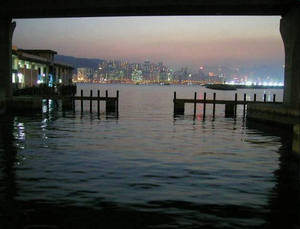 Hong Kong at dusk