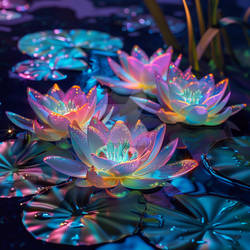 Holographic waterlilys