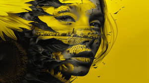 Sunflower Surreal Wallpaper