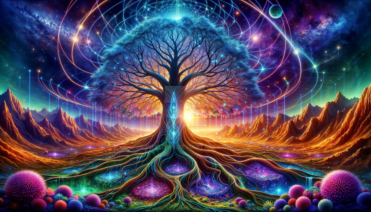 The Spiritual Tree - Collab 2 by wellowr on DeviantArt