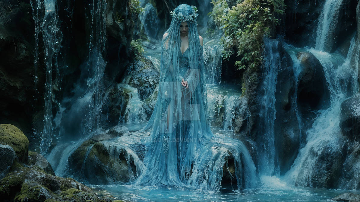 Magical Blue Lady by wellowr on DeviantArt