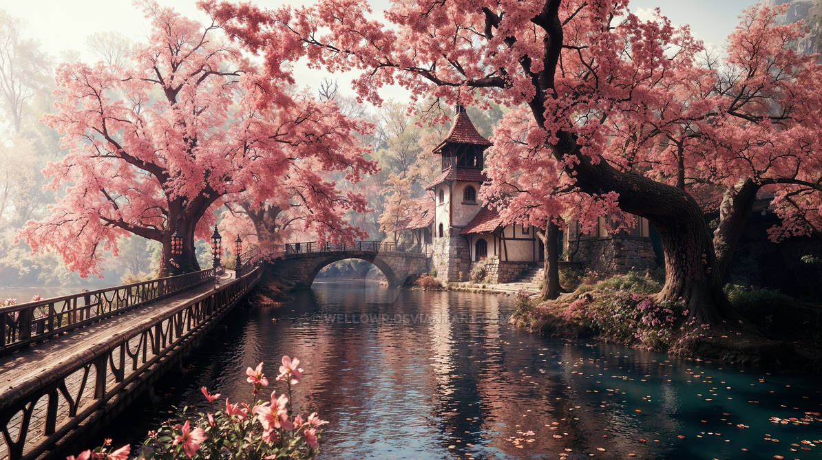 Pink Spring Animations The Beautiful Pink Spring by wellowr on DeviantArt
