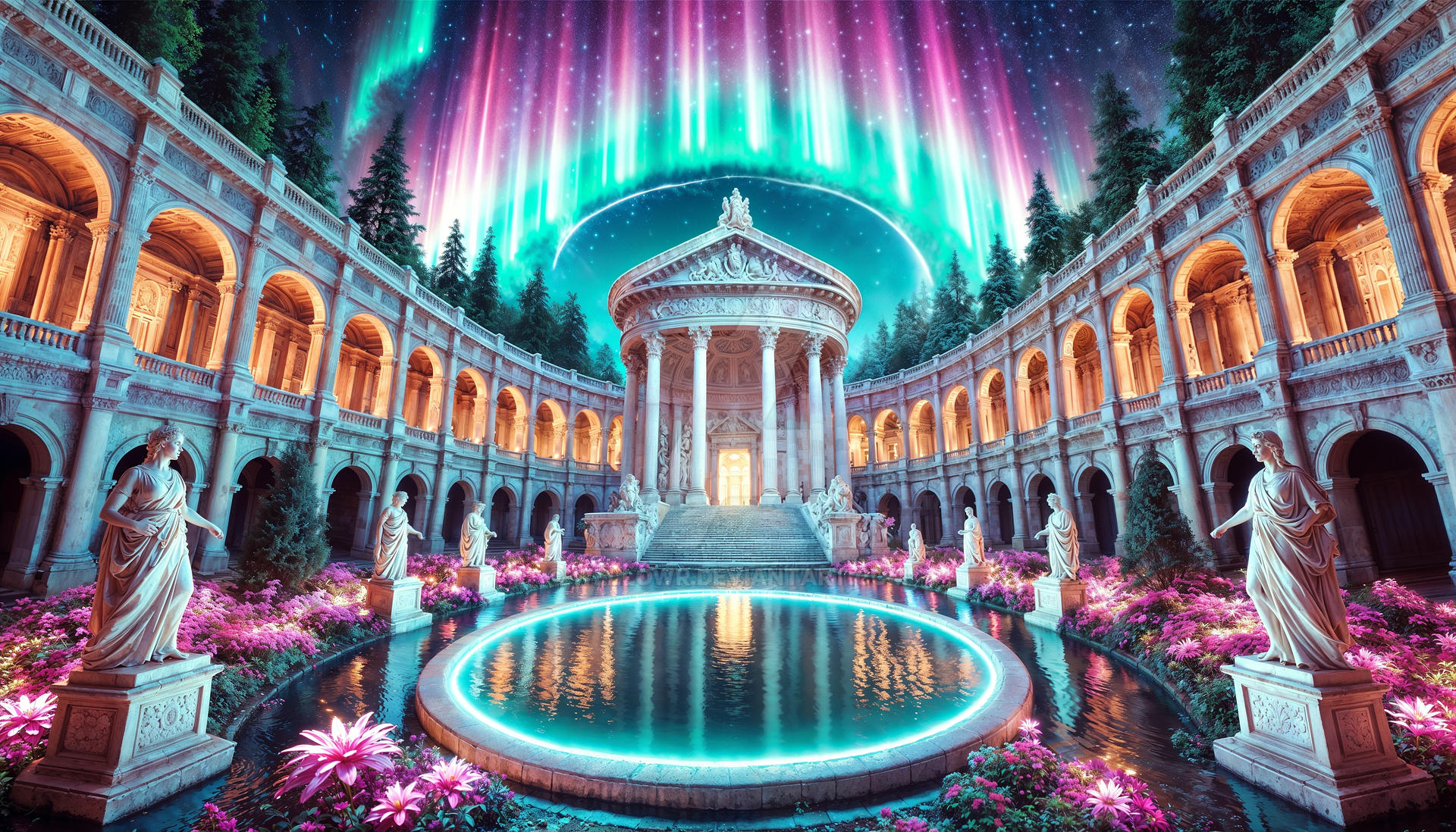 Statues Deviantart Statues And Aurora by wellowr on DeviantArt