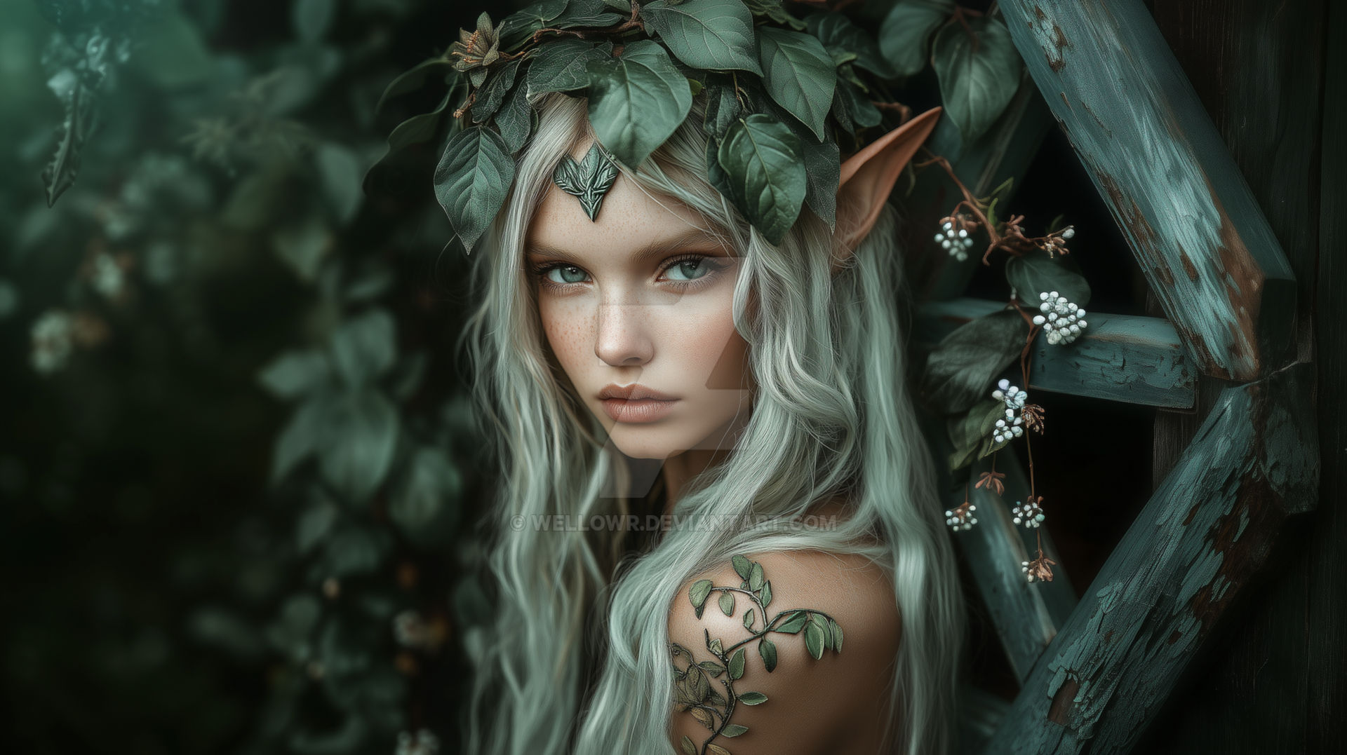 Pretty Forest Elf by wellowr on DeviantArt
