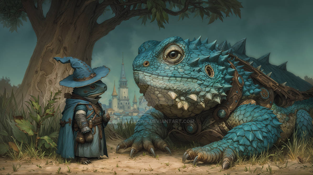 Lizard Wizard Draw The Wizard Lizard by wellowr on DeviantArt