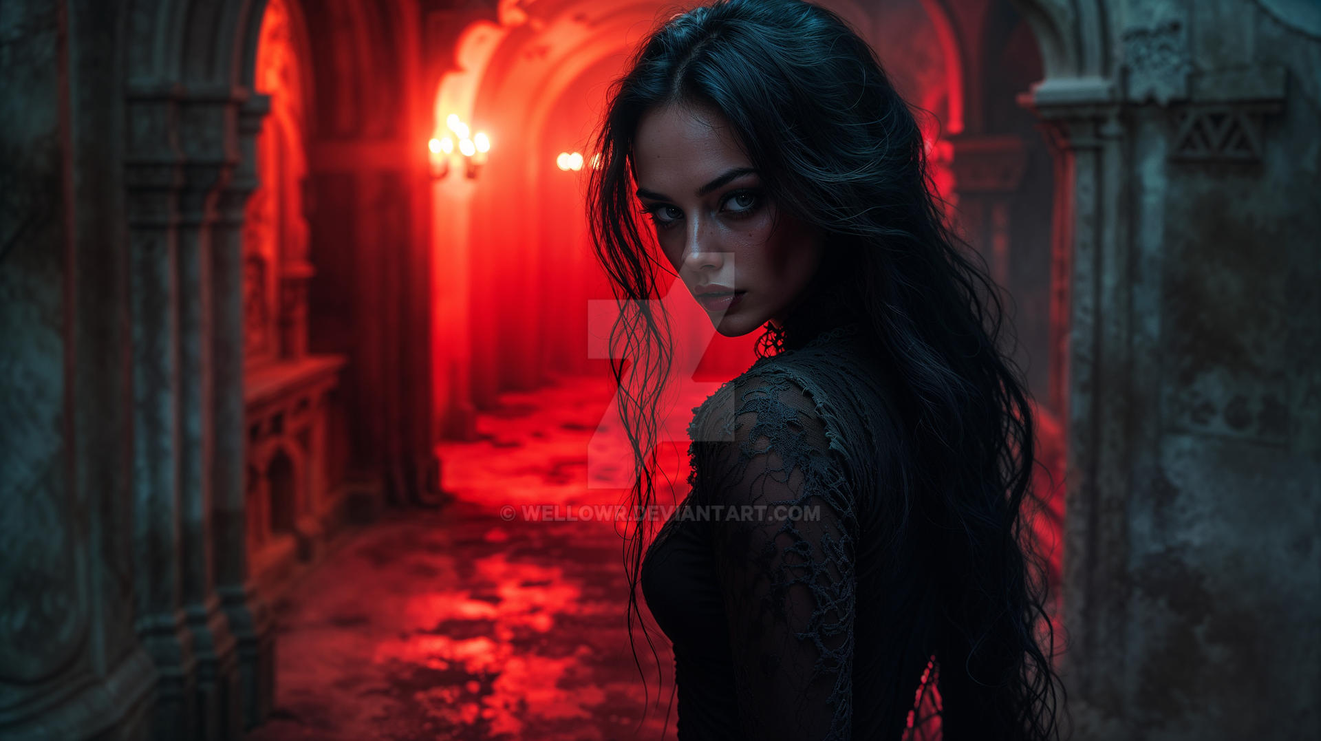 Red Hall Scene The Red Hall by wellowr on DeviantArt
