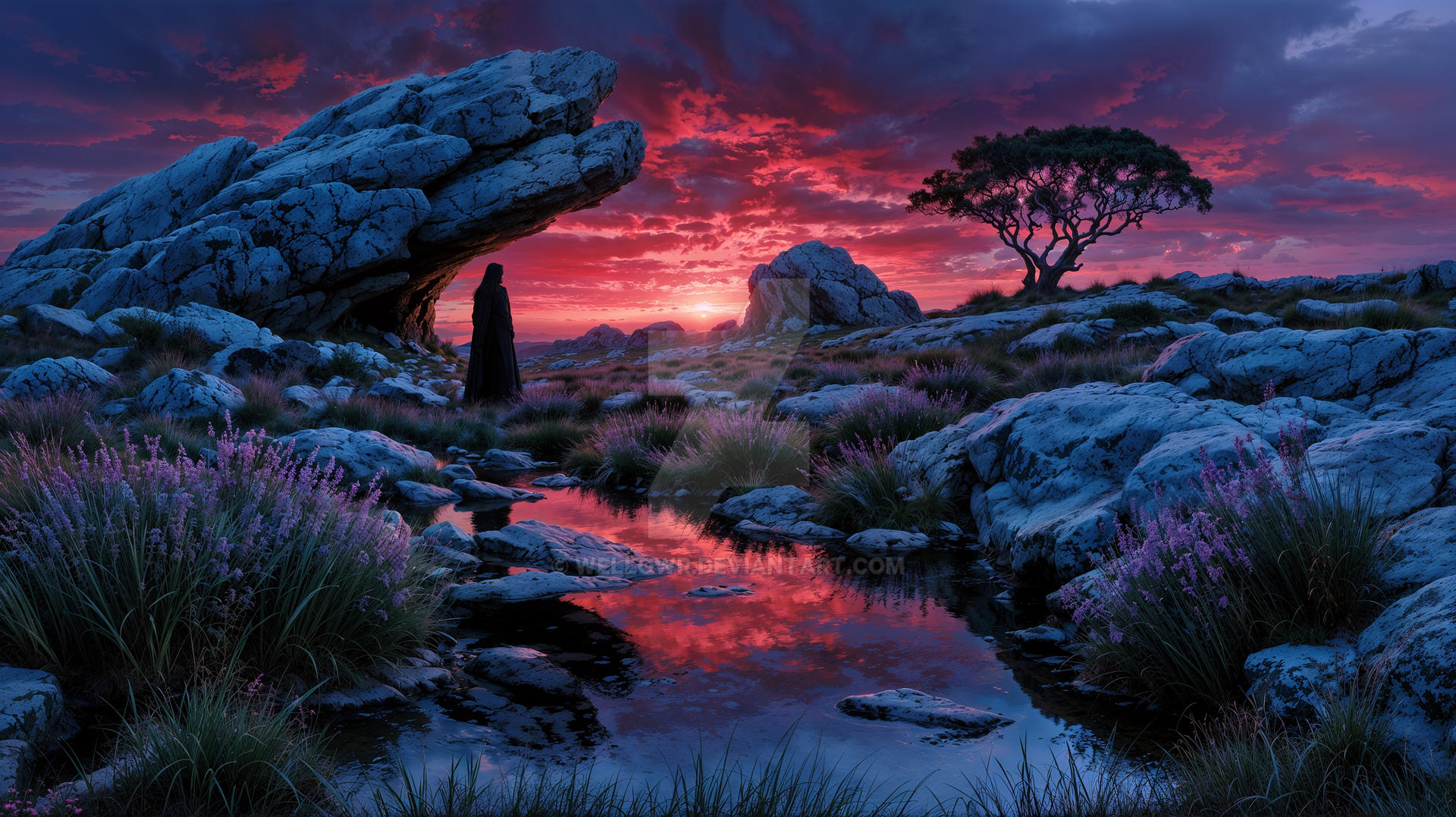 Pink Sun Rising Watching The Pink Sun Rise by wellowr on DeviantArt