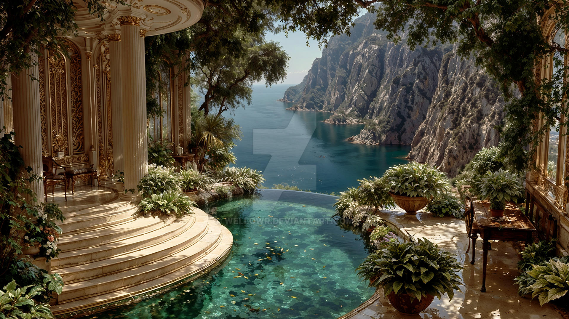 Hero Pool View The Pool And The View by wellowr on DeviantArt