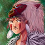 San (Princess Mononoke) Digital Color